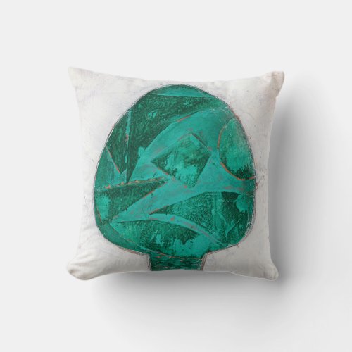 Artichoke _ Fresh Vegetable Painting Throw Pillow