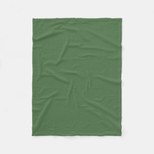 Artichoke green solid color  fleece blanket