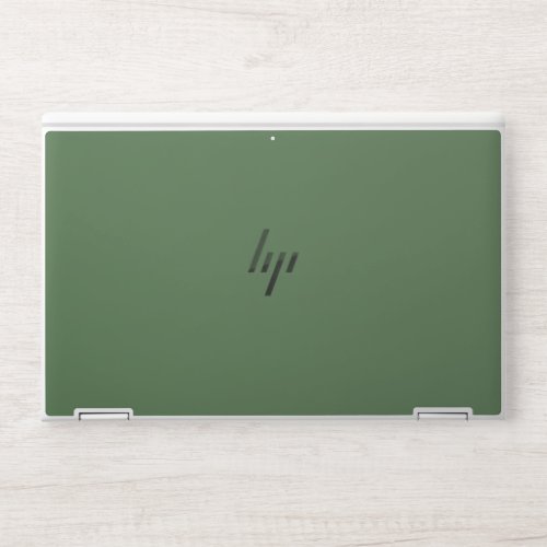 Artichoke green solid color  HP laptop skin