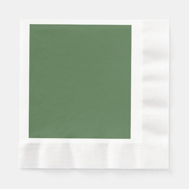 Artichoke green (solid color)  napkins (Front)
