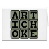 Artichoke, Heirloom Vegetable (Front Horizontal)