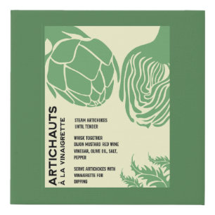 Artichoke Kitchen Wall Art Home Decor