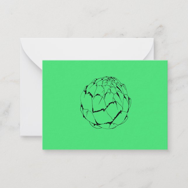 Artichoke Note Card (Front)