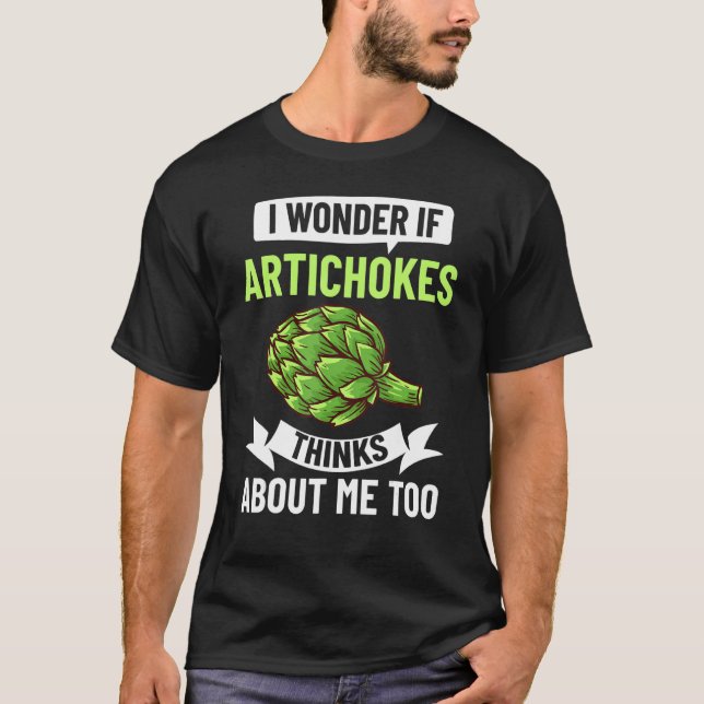 Artichoke Plant Recipe Vegetable Flower Dip Seeds T-Shirt (Front)