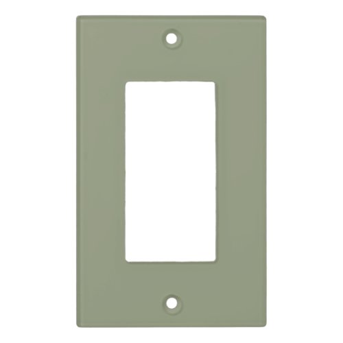 Artichoke solid color light switch cover