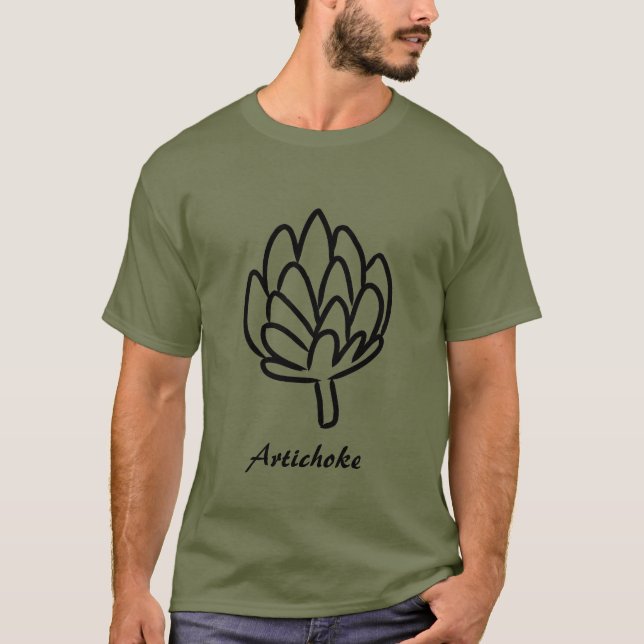Artichoke vegetable globe artichokes edible flower T-Shirt (Front)