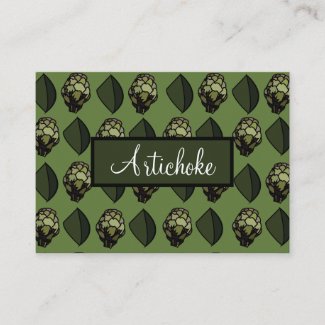 Artichoke Vegetable Plant Botanical Pattern