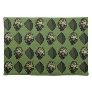 Artichoke Vegetable Plant Botanical Pattern