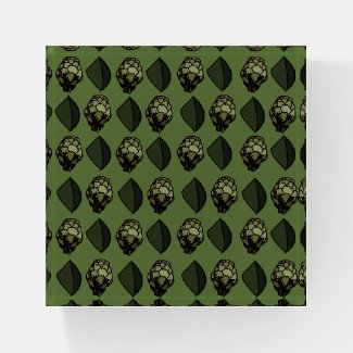 Artichoke Vegetable Plant Botanical Pattern 
