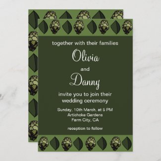 Artichoke Vegetable Plant Botanical Wedding