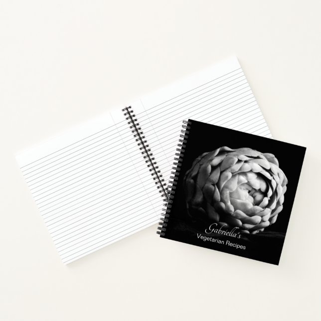 Artichoke Vegetarian Recipe Notebook (Inside)