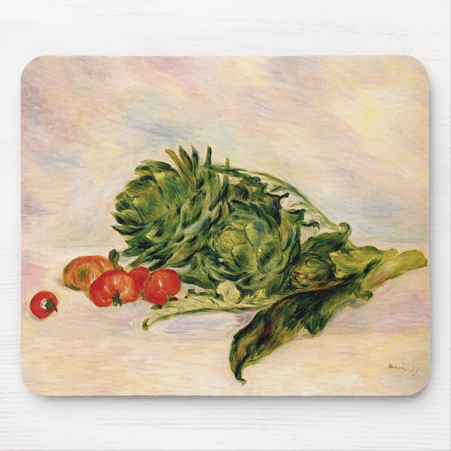 Artichokes and Tomatoes Mouse Pad (Front)