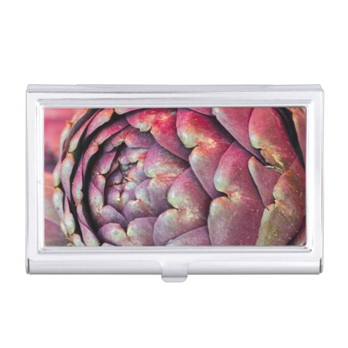artichokes at the market luggage tag business card business card case