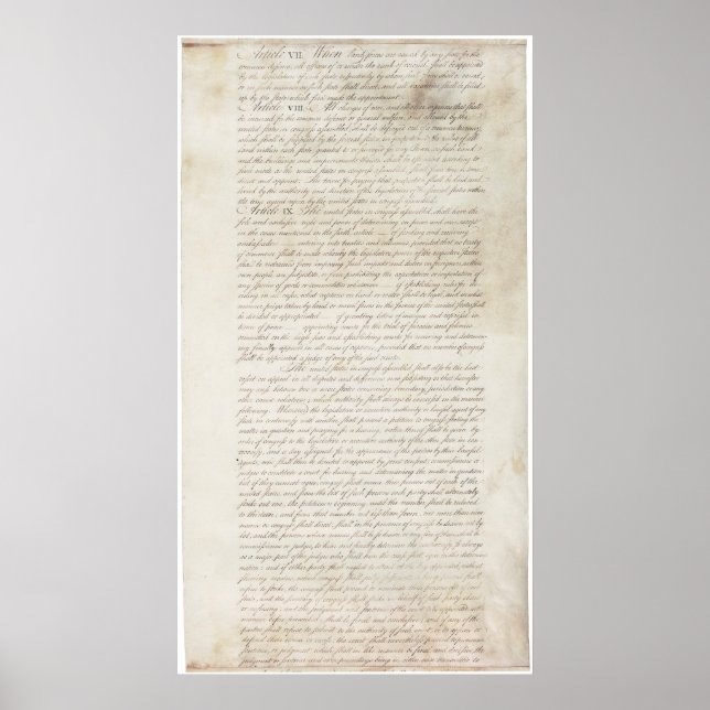 Articles of Confederation of the united States_pg3 Poster (Front)