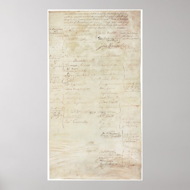 Articles of Confederation of the united States_pg6 Poster (Front)