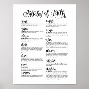 Articles of Faith Poster