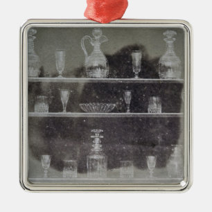 Articles of glass metal ornament