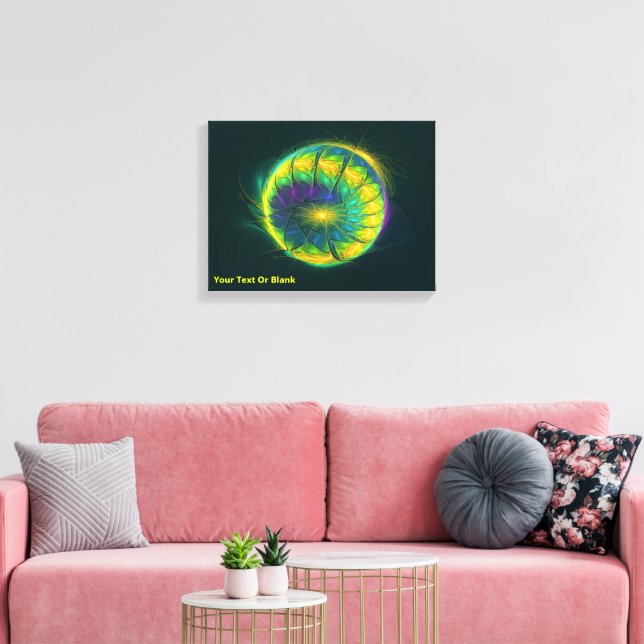 Articulated Plasma Canvas Print (Insitu(LivingRoom))