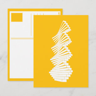 articulated wall geometric postcard