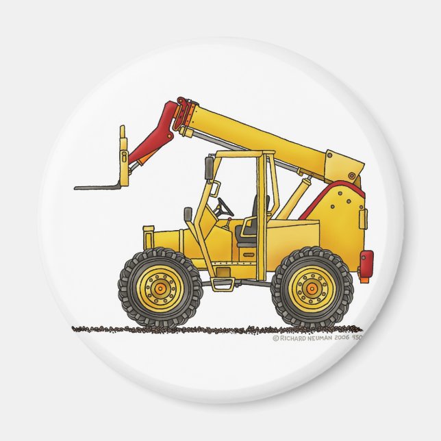 Articulating Boom Lift Construction Magnets (Front)