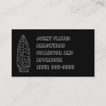 Artifact Collector Business Cards by GreenCannon at Zazzle