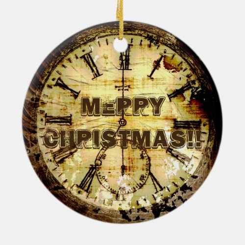Artifact of Time _ Pocket Watch Ceramic Ornament