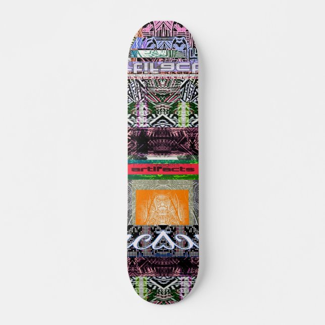 artifacts - demon without boarders vers 2 skateboard deck (Front)