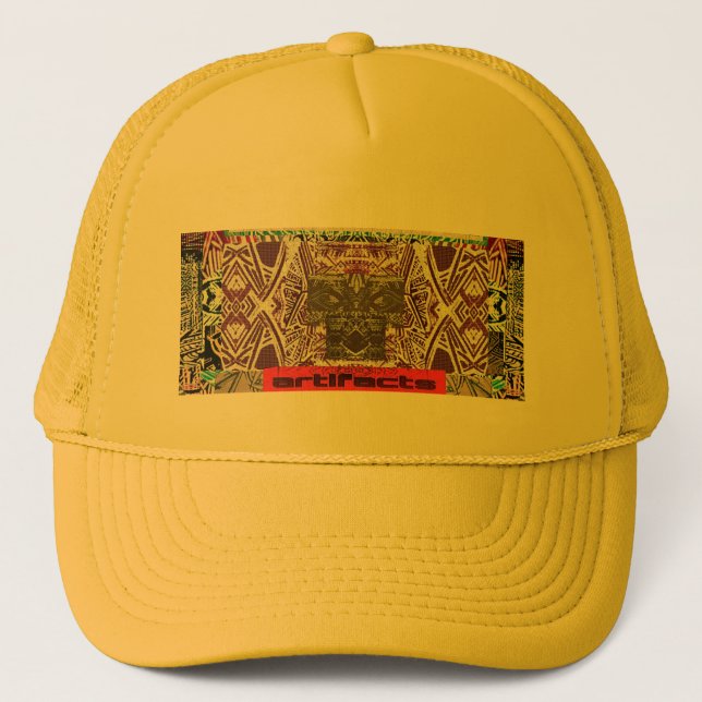 artifacts obey my dog vers 3 trucker hat (Front)