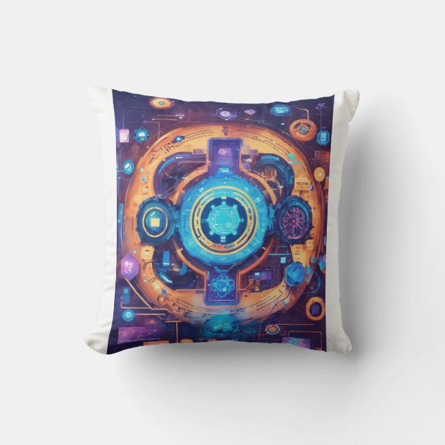 "Artifian Comfort Co. - Trading Dreams in Every St Throw Pillow (Front)