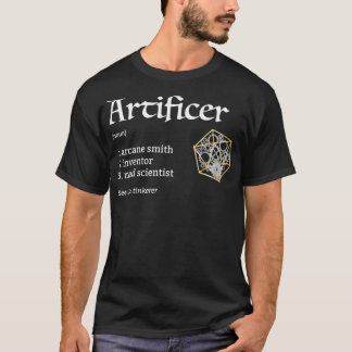 Artificer Class Definition Dungeons and RPG Dragon T-Shirt