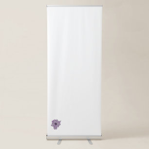 artificial flower  Vertical Retractable Banner