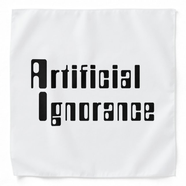 Artificial Ignorance Bandana (Front)