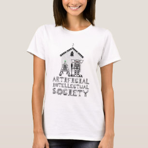 Artificial Intellectual Society Funny Robotics T-Shirt