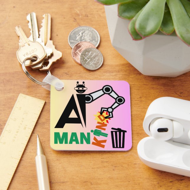 Artificial Intelligence (AI) Automation Keychain (Desk)