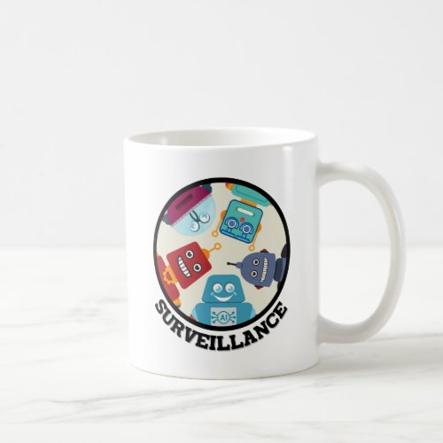 Artificial Intelligence AI Surveillance Coffee Mug