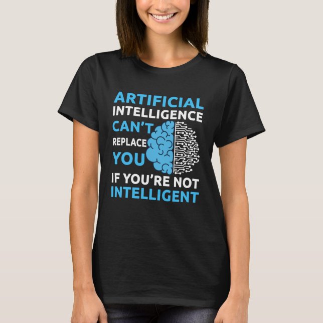 Artificial Intelligence Algorithm Programmer AI De T-Shirt (Front)