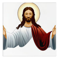 Artificial Intelligence Art of Jesus with Arms Out