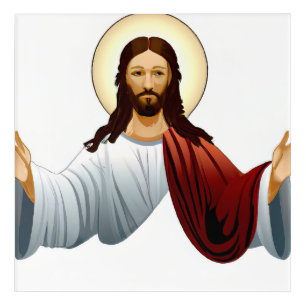 Artificial Intelligence Art of Jesus with Arms Out