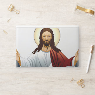 Artificial Intelligence Art of Jesus with Arms Out HP Laptop Skin