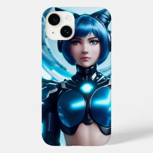 Artificial intelligence as a stunning catgirl Case_Mate iPhone 14 case