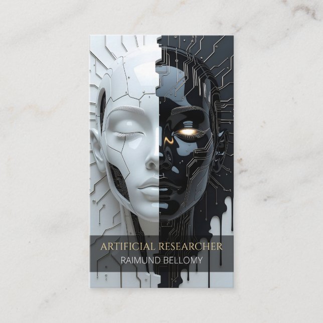 Artificial Intelligence Business Card (Front)