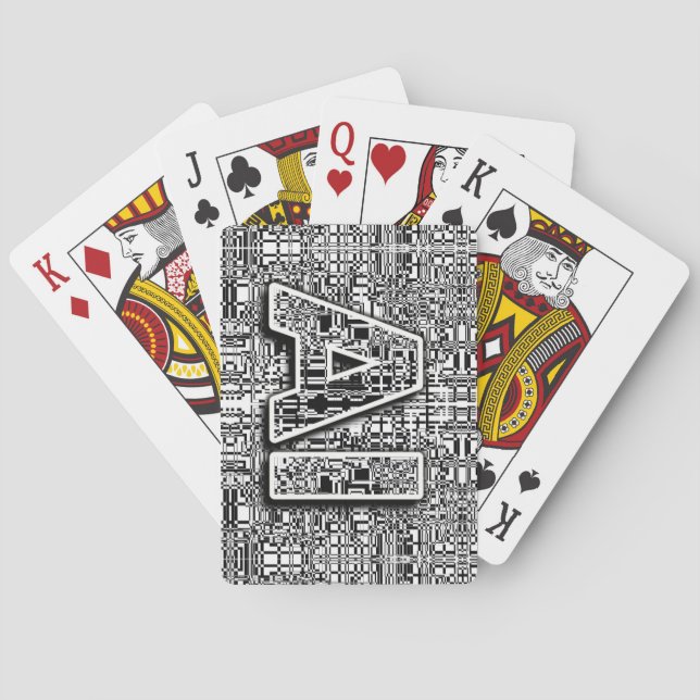 Artificial intelligence chip poker cards (Back)