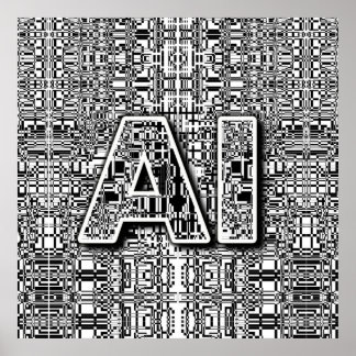 Artificial Intelligence Chip Poster