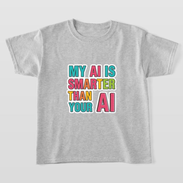 Artificial intelligence competition T-Shirt (Laydown)
