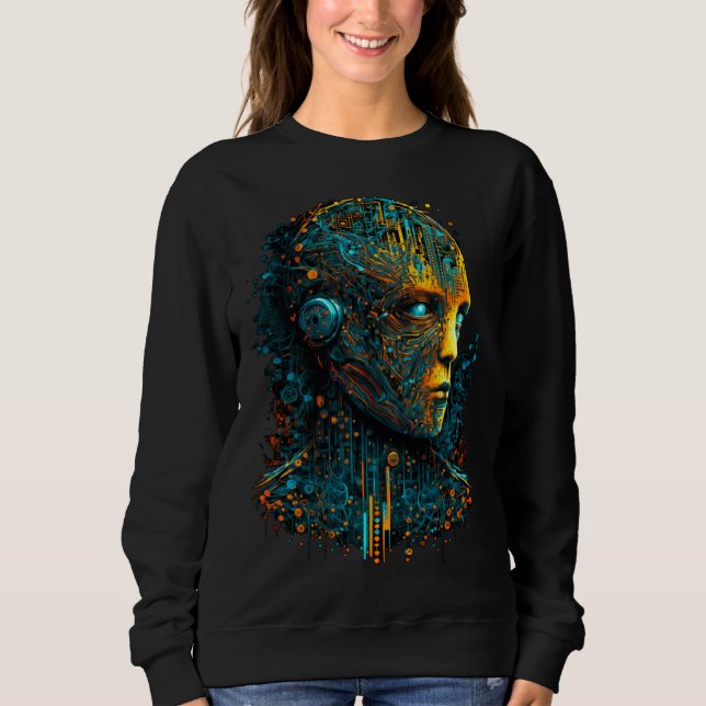Artificial Intelligence  Computer Science  IT Prof Sweatshirt (Front)