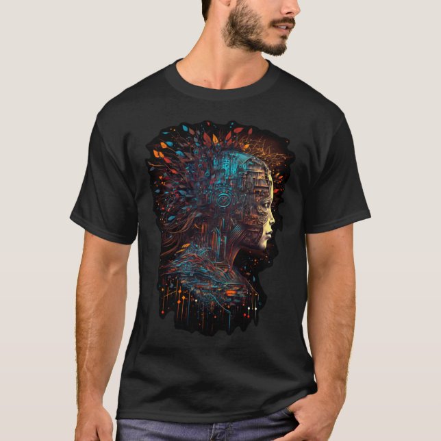 Artificial Intelligence  Computer Science  IT Prof T-Shirt (Front)