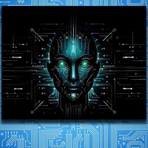 Artificial intelligence digital science robotics poster