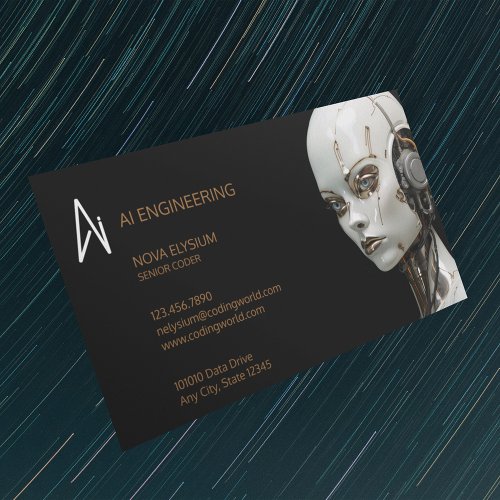 Artificial Intelligence Engineering Business Card