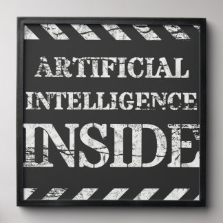 Artificial intelligence inside peel and stick photo tile