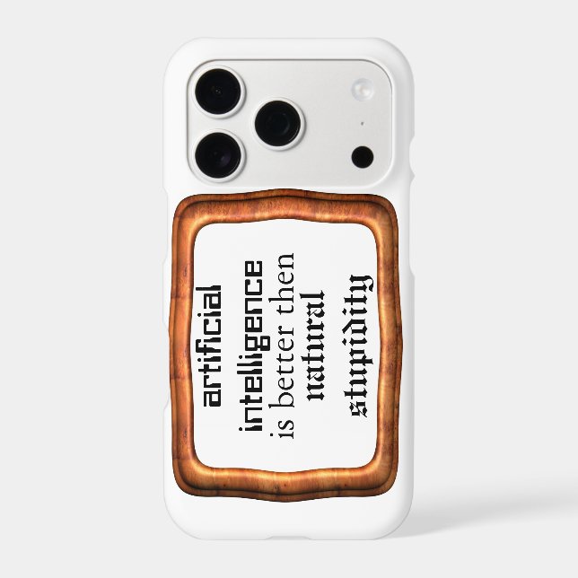 artificial intelligence iphone case (Back)